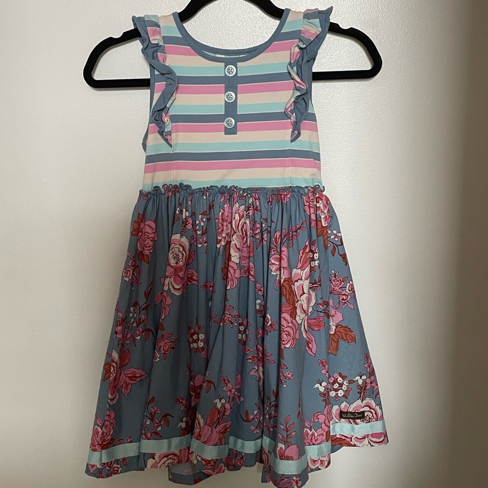 🌟Fall ‘21 Matilda Jane Floral and striped dress